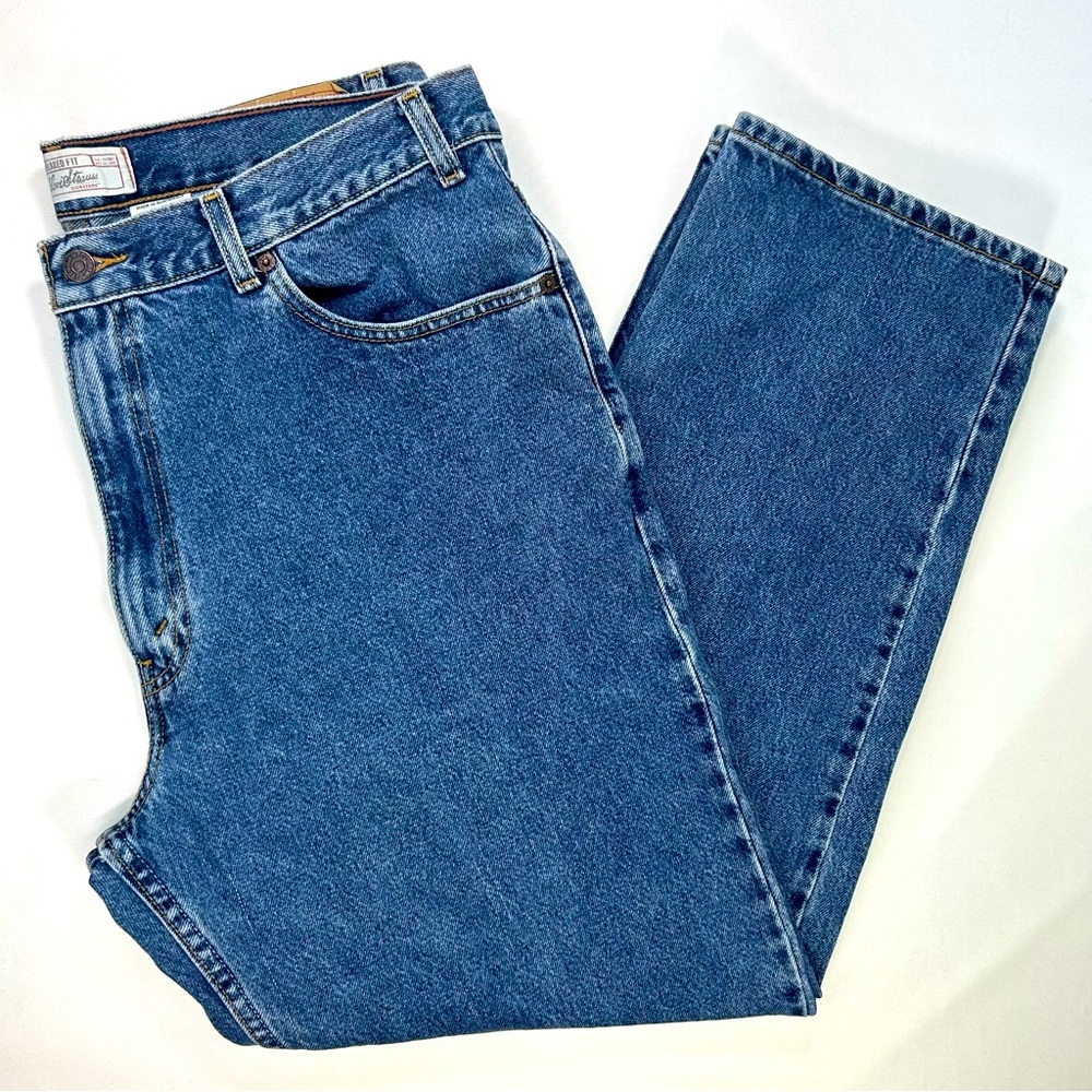 Levi Strauss Signature Relaxed Fit Jeans Size 40 X 30 - Picture 7 of 11